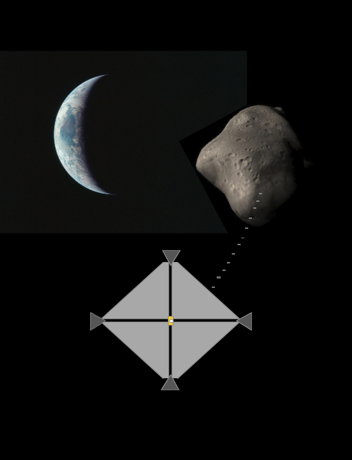 Solar Scout CubeSat Explorer deploying Chipsat Sensors